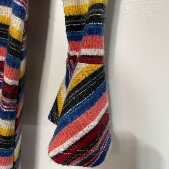 Hannah Banana NWT Striped Sweater Dress Flutter Sleeve Size 12 - Picture 11 of 17